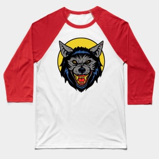 Retro Werewolf Baseball T-Shirt